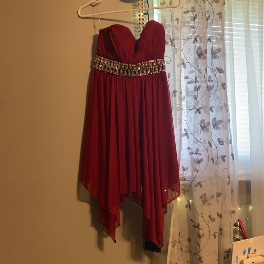 Red homecoming dress